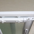 Box Doccia Angolare 2 Ante Scorrevoli in Acrilico 2,2 mm H185 cm Dorini Bianco Varie Misure