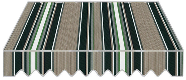 online Auvent déroulant 2x2,5m Tissu Polyester Design P6002