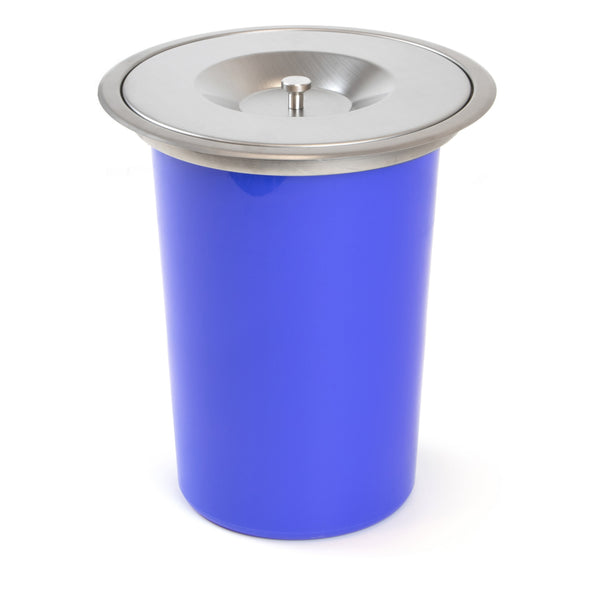 Emuca Poubelle de recyclage encastrable en acier inoxydable pour dessus de cuisine acquista