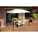 Gazebo da Giardino in Ferro 3x2m Vorghini Chains Sabbia