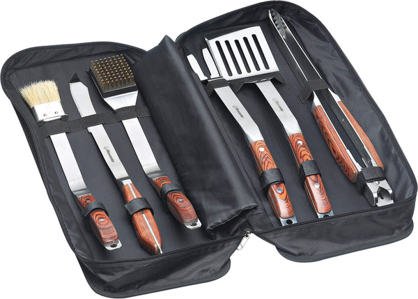 Ensemble de 6 ustensiles de barbecue en acier inoxydable Alexander Deluxe prezzo