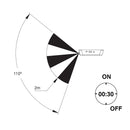 Lampada LED a Batteria Ricaricabile Sotto Pensile con Sensore di Movimento 1W Luce Bianca Naturale Emuca