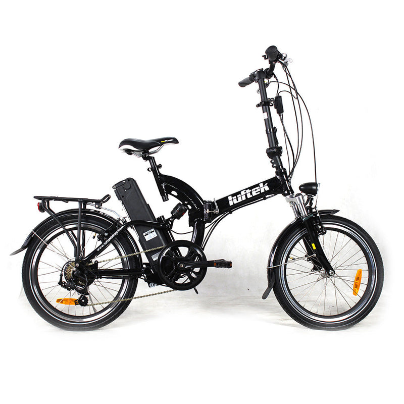 Bicicletta Elettrica Pieghevole a Pedalata Assistita 20" 250W 10Ah Luftek 111 Nera