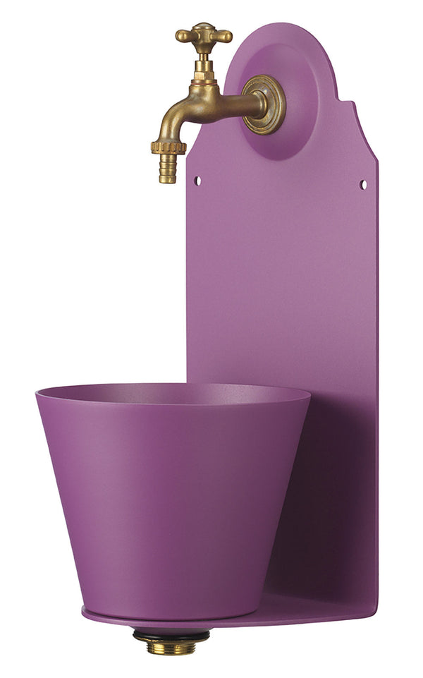 sconto Fontaine murale de jardin avec robinet violet Belfer 42/PR