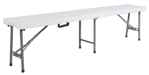 prezzo Banc Pliant pour la Restauration en Acier et Plastique Blanc Becker