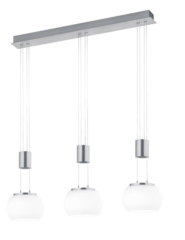 Lampada a Sospensione da Interno a LED in Alluminio Nichel Satinato prezzo