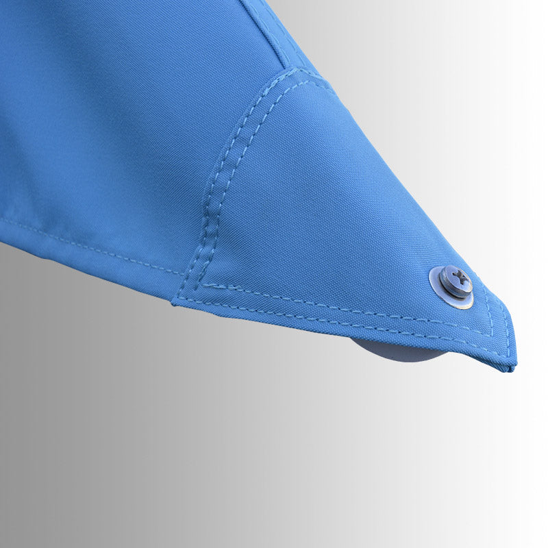 Ombrellone da Giardino 4x4m in Alluminio Palo Ø60 mm Telo in Poliestere Brera Blu