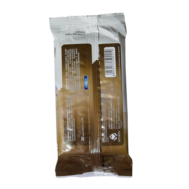 Salviette igienizzante 20 salviettine per legno senza risciacquo