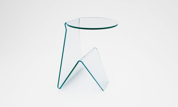 prezzo Table Basse Rectangulaire en Verre 45x40x55cm Verre TFT Transparent