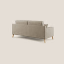 Divano 3 Posti 186x95x91 cm in Tessuto Beige