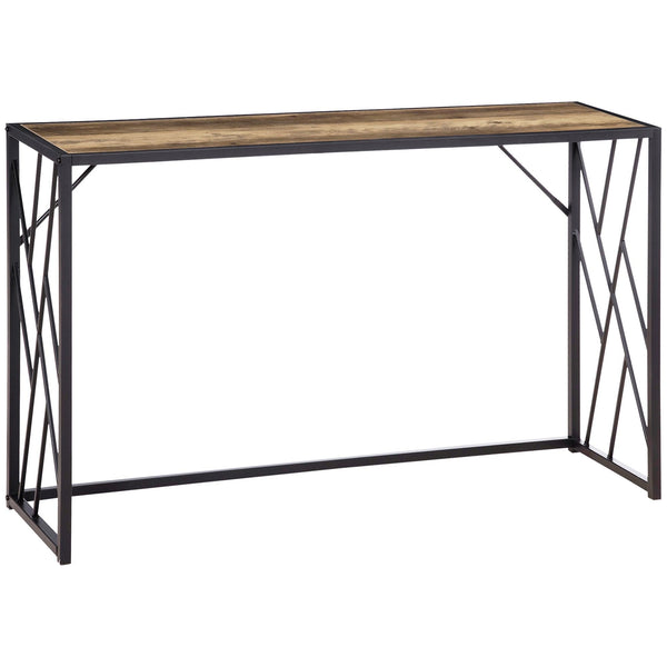 prezzo Console Fixe 120x35x75 cm en Métal et Bois Marron