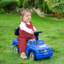 Auto Macchina Cavalcabile Fuoristrada per Bambini Clacson e Musica Blu 