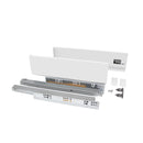 Cassetto Esterno Vertex 40 Kg H93 mm P 550 Verniciato Bianco Acciaio Emuca