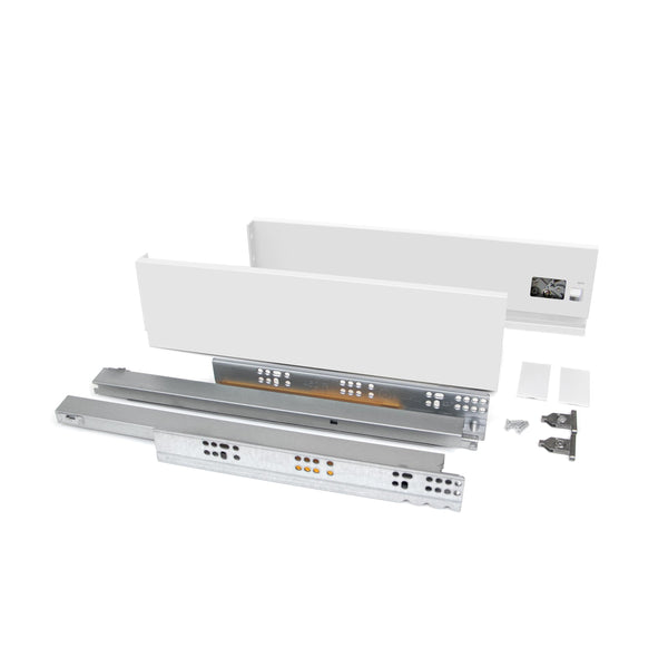 acquista Vertex Tiroir Extérieur 40 Kg H93 mm D 550 Emuca Acier Peint Blanc