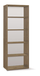 Libreria Modulare 5 Ripiani 71x199x41 cm Noce Stelvio