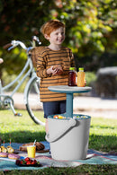 Secchiello Termico Porta Ghiaccio Ø38x37 cm in PVC Keter Go Bar Bianco