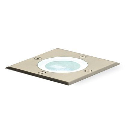 Lampe Walkable Carrée Petite Couleur Acier et Argent pour Ligne Extérieure Route Livos acquista
