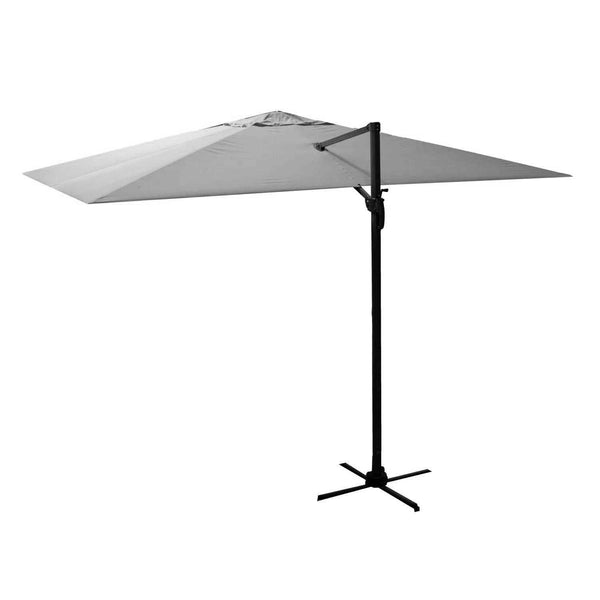 Ombrellone da Giardino Decentrato 3x3xh2,65 m in Alluminio New Michigan Grigio sconto