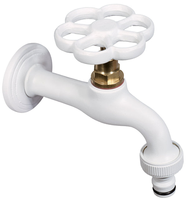 Robinet coloré pour fontaine de jardin en laiton Belfer RUB/024 Blanc sconto