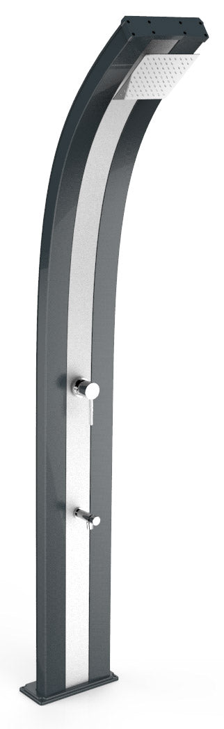 Mitigeur Douche de Jardin et Lave Pieds Arkema Dada Bande Inox Anthracite sconto