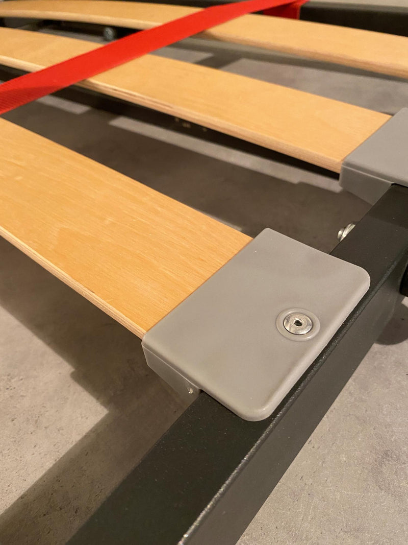 Letto Singolo A Scomparsa Kando Con Divano Con Materasso Cemento e Grigio      