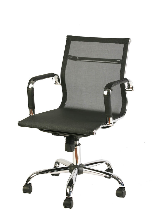 Fauteuil de bureau exécutif noir en tissu respirant Tosini Hc 9817M online