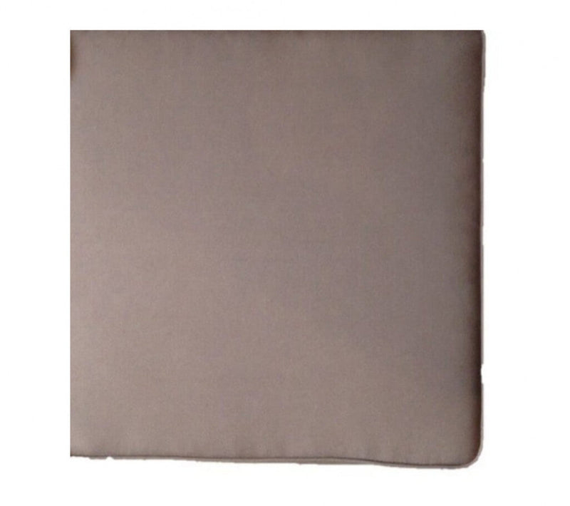 Cuscino Real Seduta 39x39x4 cm in Poliestere Tortora