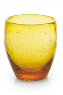 Set 6 Bicchieri Ø7,3x10 cm in Vetro Soffiato Villa d'Este Home Tivoli Acapulco Gialli