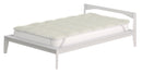 Topper Trapuntato 300 gr/mq con Elastici Sherpa Bianco Varie Misure