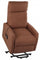 Fauteuil Releveur Electrique 1 Moteur en Tissu Marron
