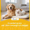 Scaletta Pieghevole per Cani e Gatti 3 Gradini Antiscivolo  53x30,5x36,5 cm in PP Crema      