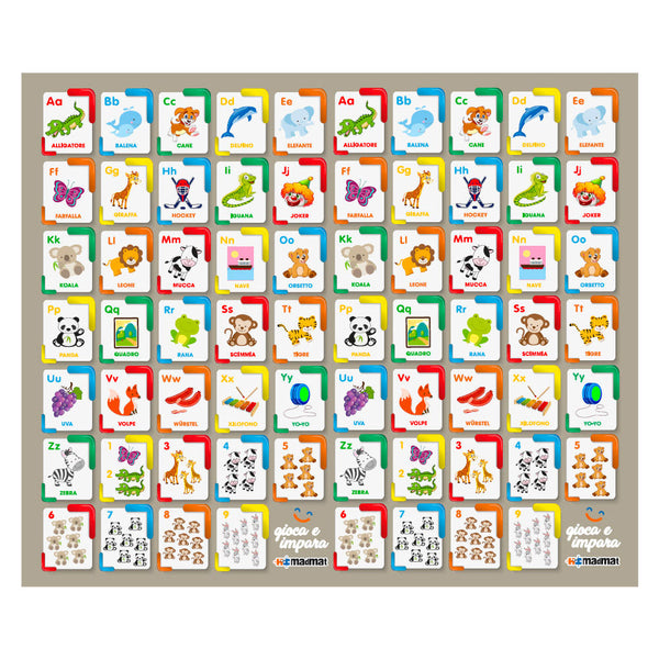 Tappeto Extramorbido per Bambini 200x150 cm Arrotolabile Doppia Grafica Multicolore sconto