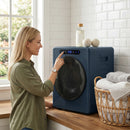 Mini Asciugatrice Elettrica 1000 W 3 kg 49x43x61 cm con Anti Pieghe Sterilizzazione e Display LED Blu      