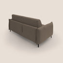 Divano Letto 3 Posti 215x95x96 cm in Tessuto Marrone