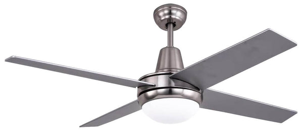 Vannini Ventilateur de Plafond Moderne 4 Pales et Lampe Ø122cm 3 Vitesses sconto