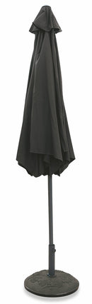 Ombrellone da Giardino 3x4 m Palo Ø48 mm in Alluminio Soriani Cuba Nero