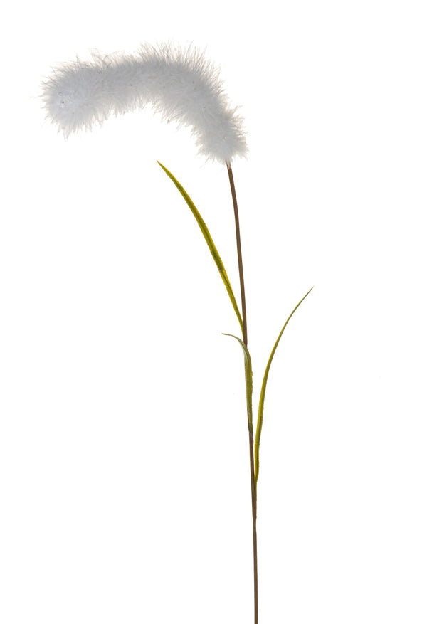 Set 6 Branches Artificielles avec Plumes Hauteur 102 cm Blanc prezzo