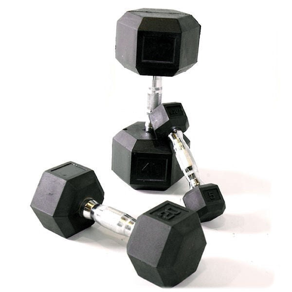 Haltère Hexagonal Caoutchouté pour Gym 20 Kg Toorx online