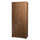 Armoire 3 Portes 1 Tiroir 75x38x174 h cm en Aggloméré Bilaminé Marron