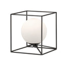 Lampada tavolo da Interno  E14 in Metallo Nero Opaco