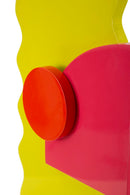 Lampada da Tavolo Color 30x30x60,5 cm in MDF e Ferro e Tessuto Multicolor      