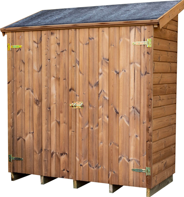 Casetta Box da Giardino 1,63x0,66 m con Pavimento in Legno di Abete 19mm Theora acquista