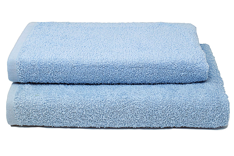 Set Spugna Asciugamani Ospite + Salvietta Erika Azzurro