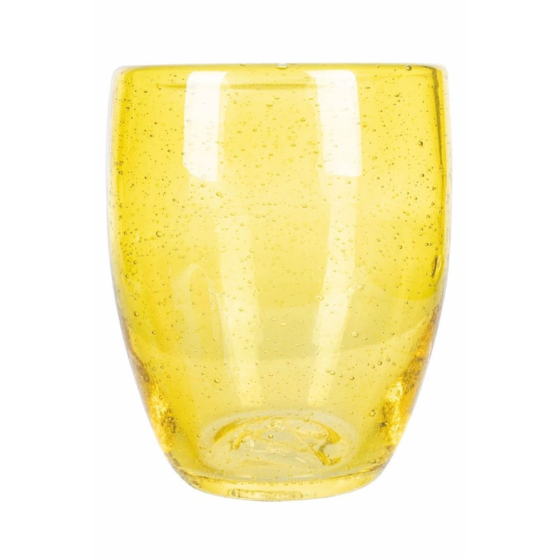 Set 6 Bicchieri Acqua Acapulco Sunset in Vetro VdE Tivoli 1996 Rosso