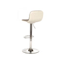 Set 2 Sgabelli 38,5x36x88/102 cm in Tessuto Jimmy Grigio Chiaro