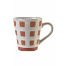 Set 4 Tazzine da Caffè con Piattino Ø6,5x6 cm in Gres VdE Tivoli 1996 Geometry