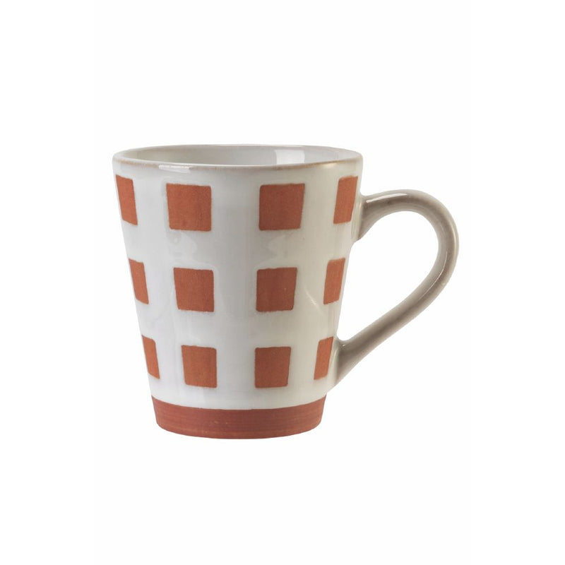 Set 4 Tazzine da Caffè con Piattino Ø6,5x6 cm in Gres VdE Tivoli 1996 Geometry