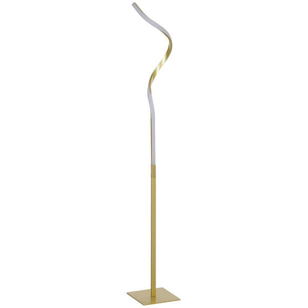 Lampada da Terra LED a Spirale con 3 Luminosità e Interruttore a Pedale Oro acquista