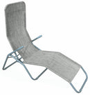 Sedia Sdraio Dondolina Pieghevole in Alluminio Soriani Text Grigia
