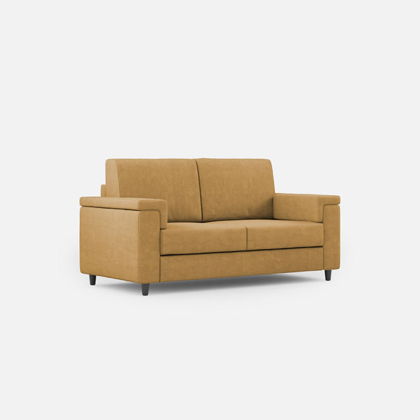 Divano 2 Posti 168x85x85 cm Marrak in Tessuto Ocra prezzo